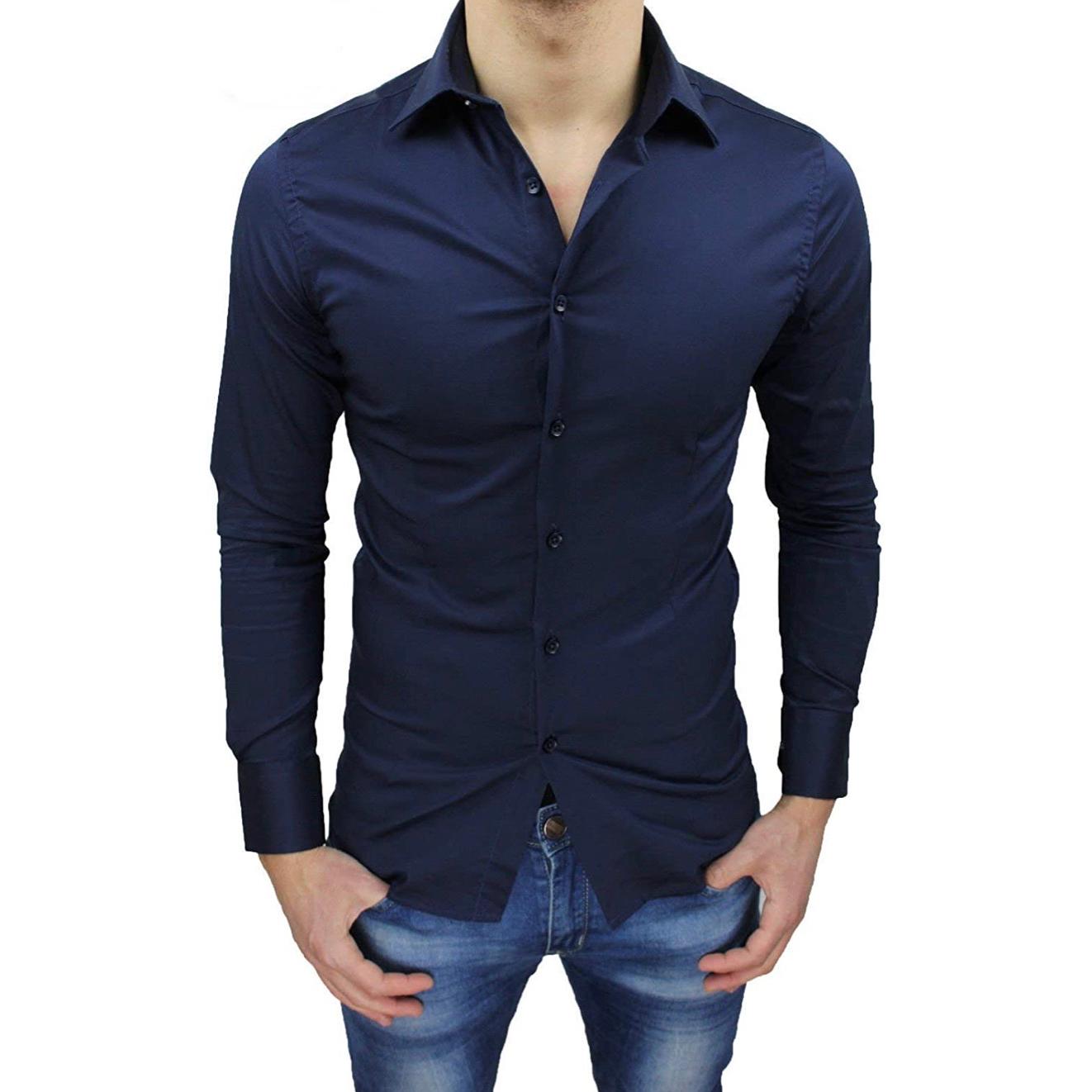 Shirt Slim Fit - Dark Blu