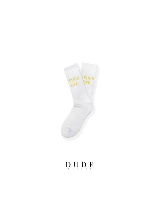 Socks - F**K OFF - WHITE